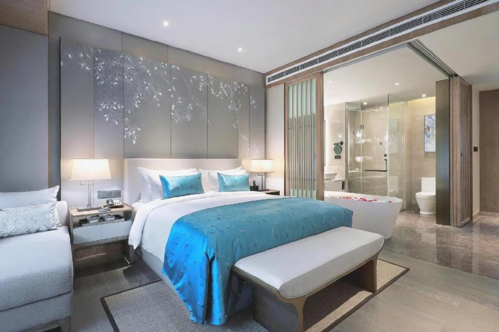 Bed in Landison Xinan Hotel Hangzhou