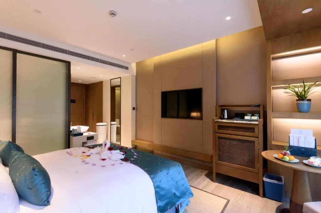 Bed in Landison Xinan Hotel Hangzhou