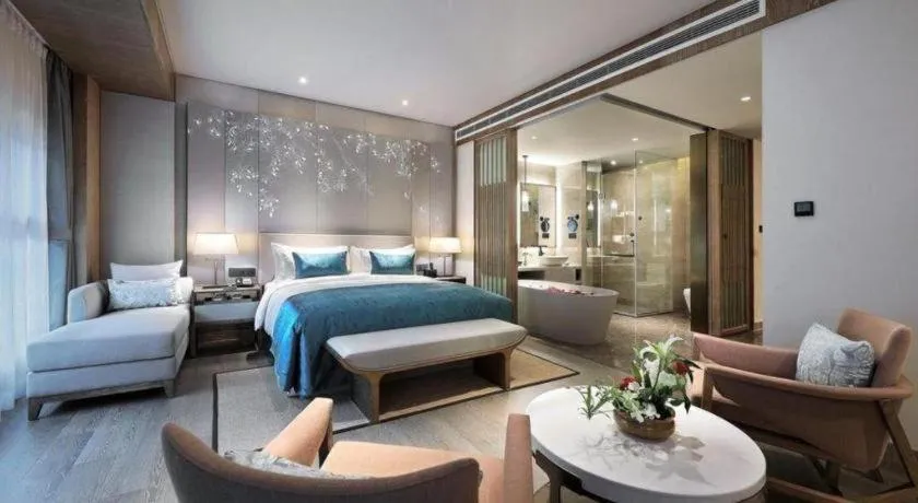 Bed in Landison Xinan Hotel Hangzhou