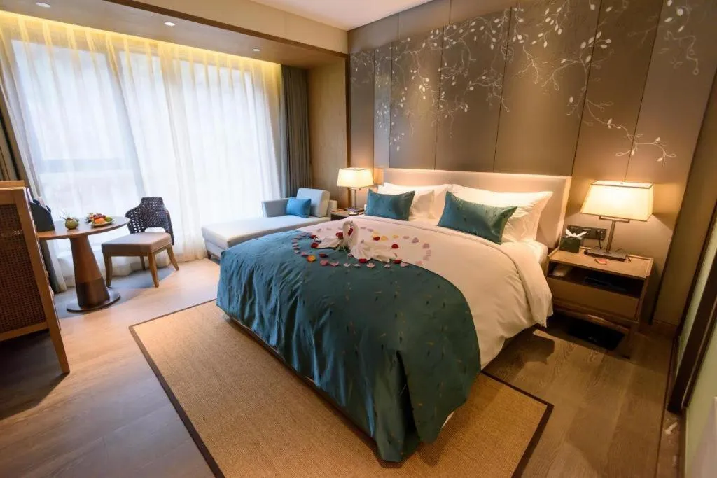 Bed in Landison Xinan Hotel Hangzhou