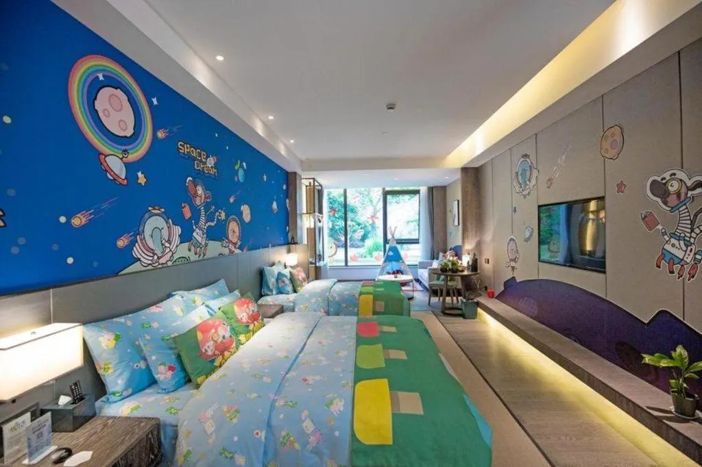 Bed in Landison Xinan Hotel Hangzhou