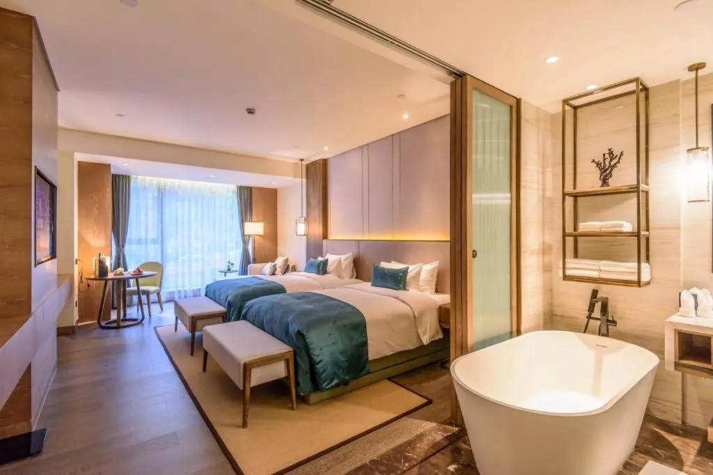 Bed in Landison Xinan Hotel Hangzhou