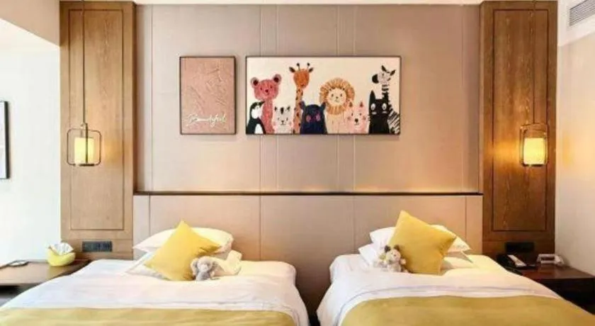 Bed in Landison Xinan Hotel Hangzhou