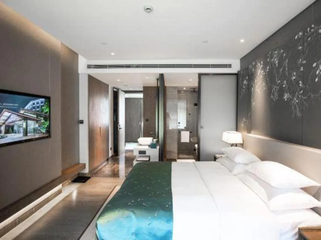 Bed in Landison Xinan Hotel Hangzhou