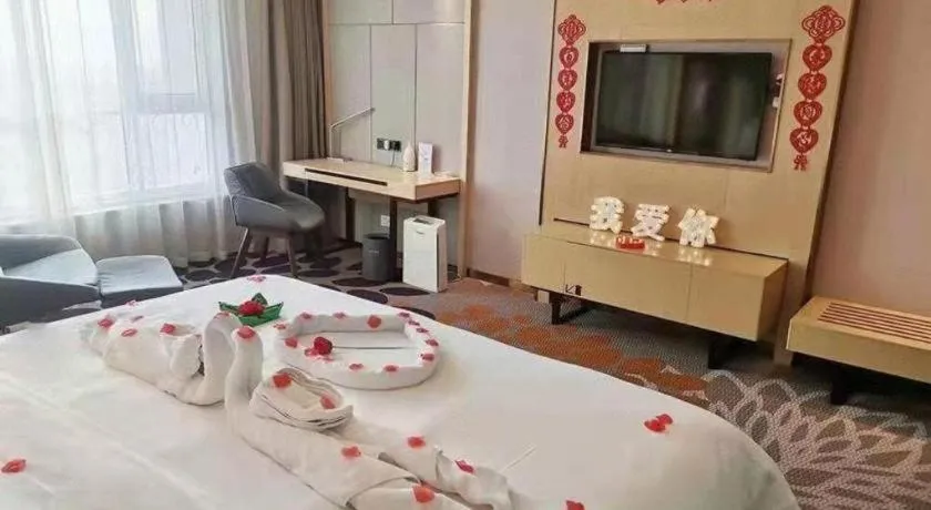 Bed in Lavande Hotel·Gaomi Government