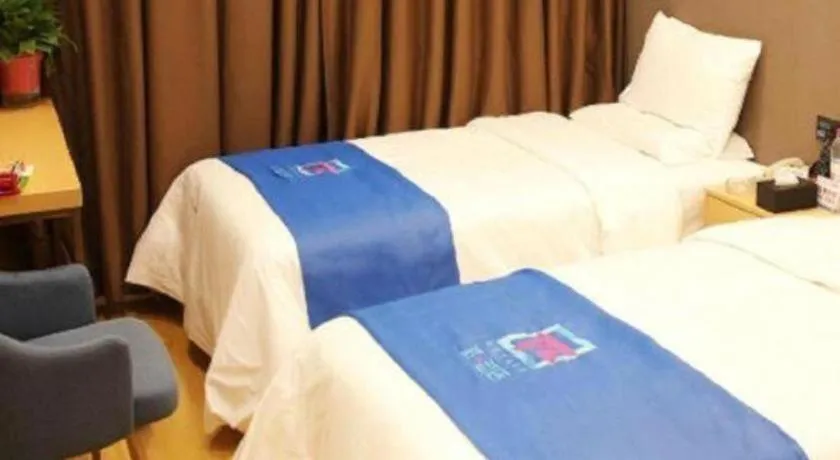 Bed in PAI Hotel·Chengdu Jintang Huaikou Huaizhou Avenue