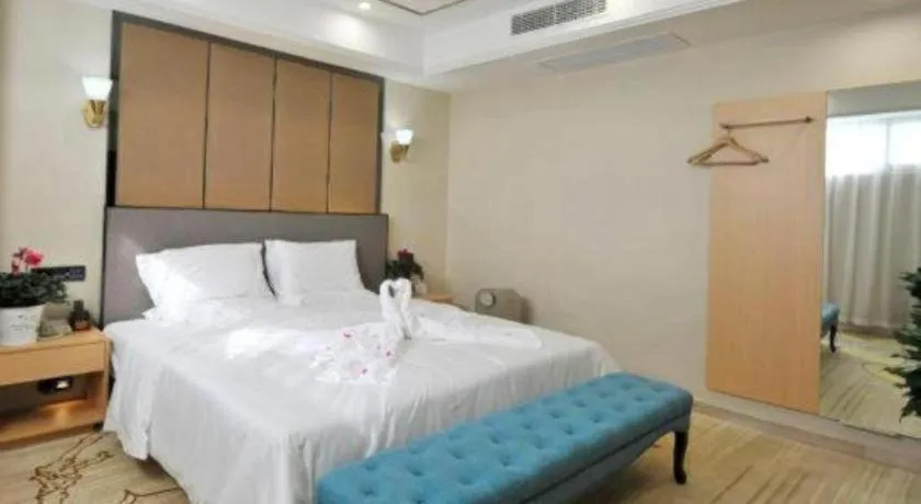 Bed in PAI Hotel·Chengdu Jintang Huaikou Huaizhou Avenue