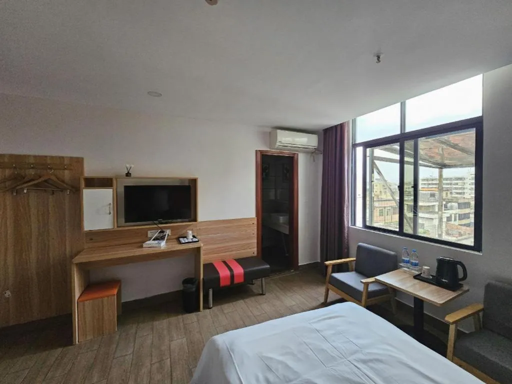 Bed in PAI Hotel·Huazhou Bus Terminal