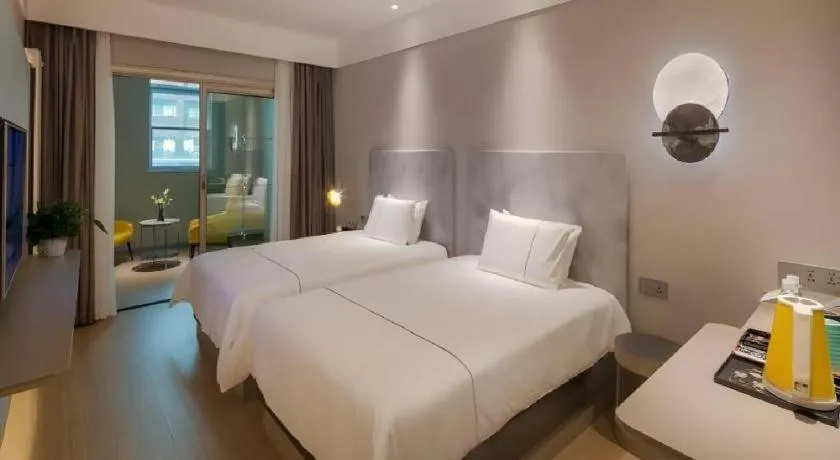 Bed in Magnotel Hotel Shiyan Wuyan Pedestrian Street