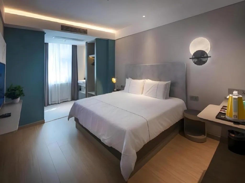 Bed in Magnotel Hotel Shiyan Wuyan Pedestrian Street