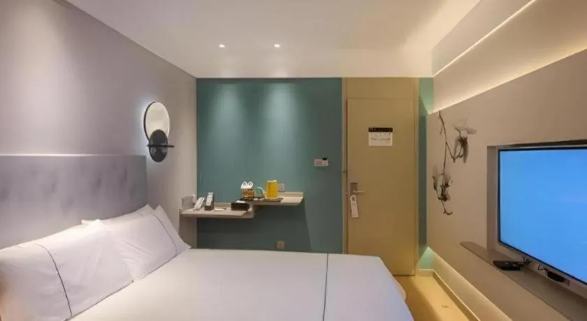 Bed in Magnotel Hotel Shiyan Wuyan Pedestrian Street