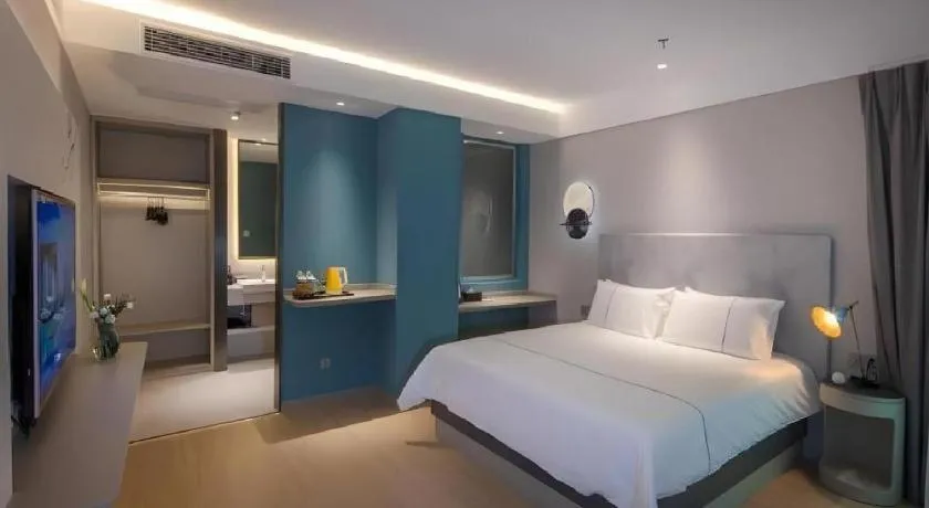 Bed in Magnotel Hotel Shiyan Wuyan Pedestrian Street