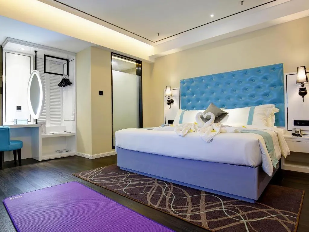 Bed in Xana Hotelle Chengdu Dafeng Huirong Plaza Longhu Street