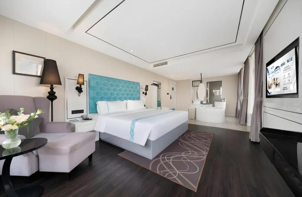 Bed in Xana Hotelle Chengdu Dafeng Huirong Plaza Longhu Street