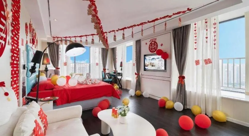 Bed in Xana Hotelle Chengdu Dafeng Huirong Plaza Longhu Street