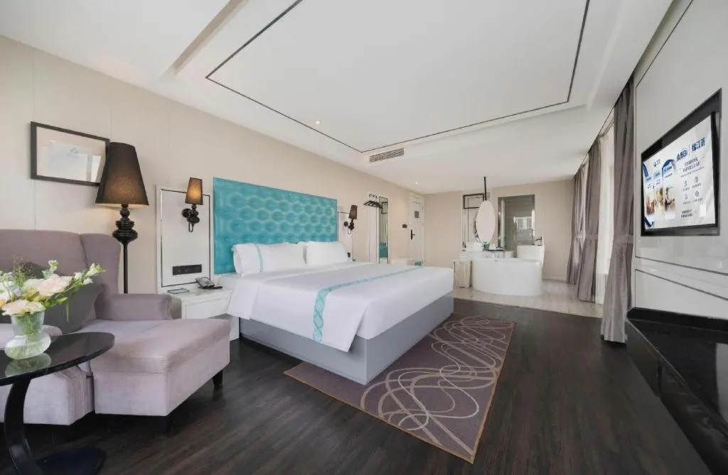 Bed in Xana Hotelle Chengdu Dafeng Huirong Plaza Longhu Street