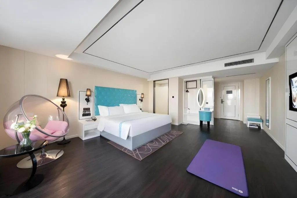 Bed in Xana Hotelle Chengdu Dafeng Huirong Plaza Longhu Street