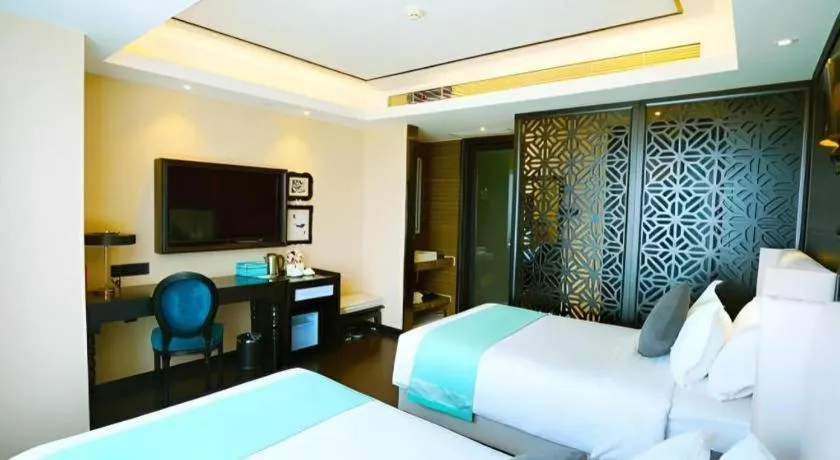 Bed in Xana Hotelle Zhengzhou North Passenger Terminal North University Town