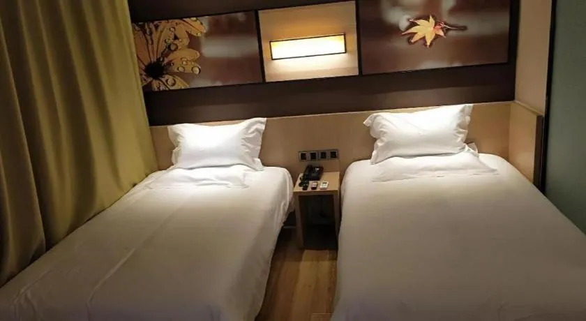 Bed in IU Hotel·Yangquan Xinjian Street Tianqiao