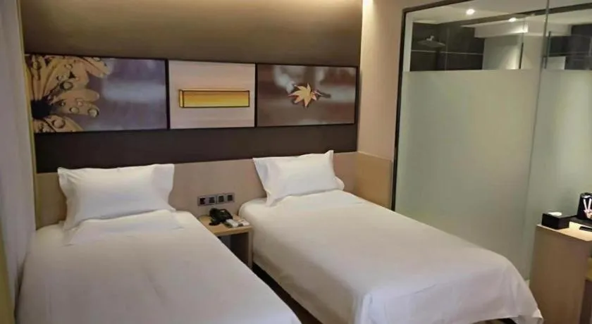 Bed in IU Hotel·Yangquan Xinjian Street Tianqiao
