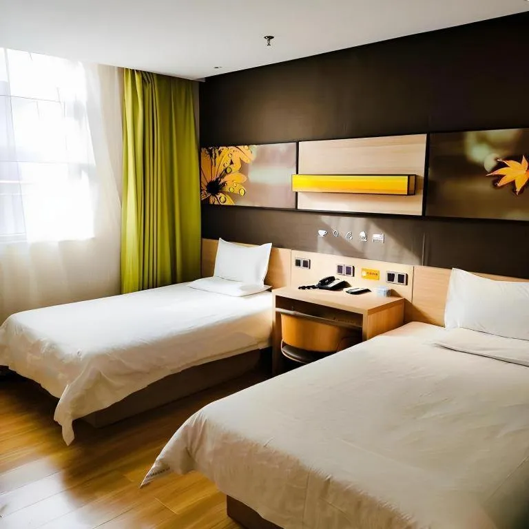 Bed in IU Hotel·Yangquan Xinjian Street Tianqiao