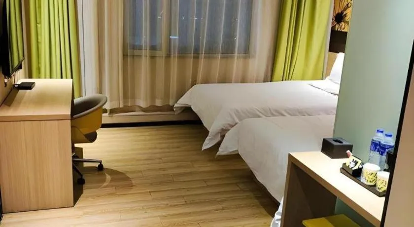 Bed in IU Hotel·Yangquan Xinjian Street Tianqiao