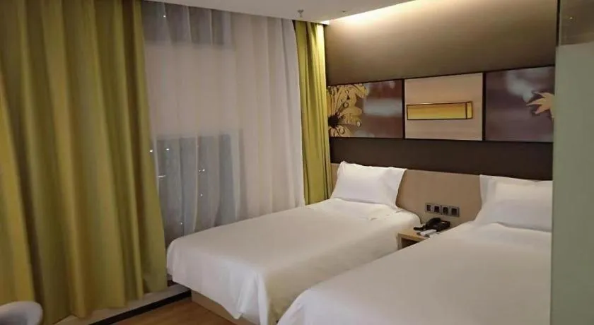 Bed in IU Hotel·Yangquan Xinjian Street Tianqiao