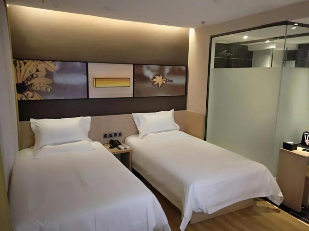 Bed in IU Hotel·Yangquan Xinjian Street Tianqiao