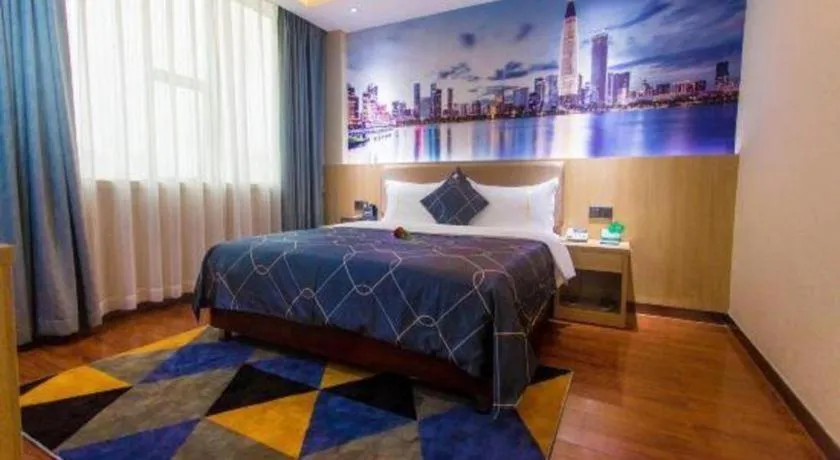 Bed in Chonpines Hotel Shenzhen Gongming Honghuashan Metro Station