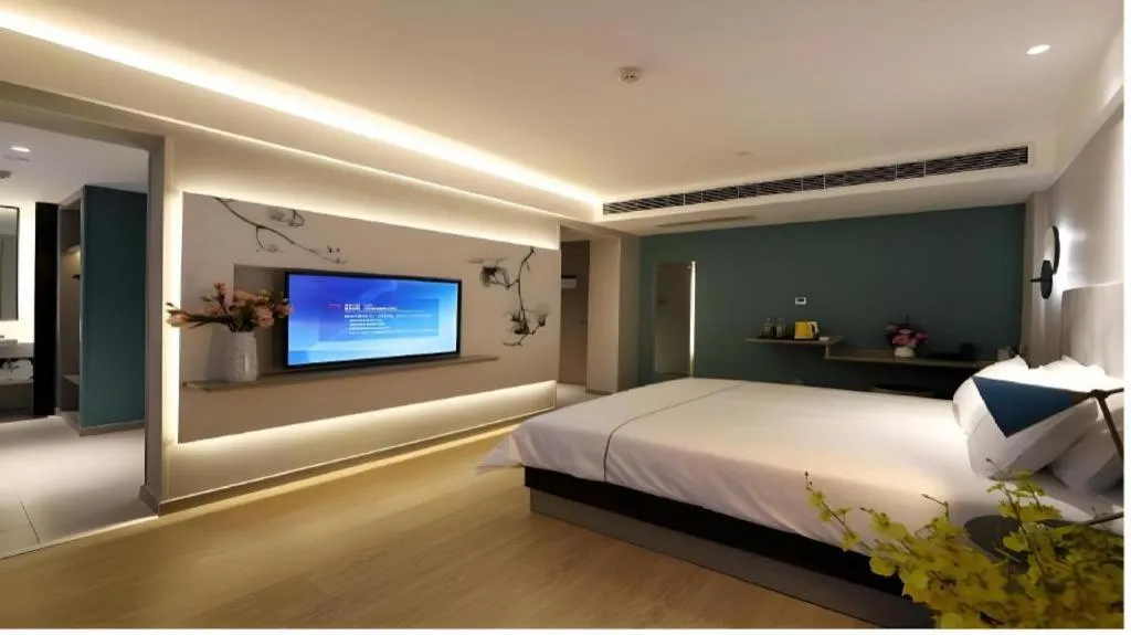 Bed in Magnotel Hotel·Luanyang Luanchuan Changchun Road Cross Street