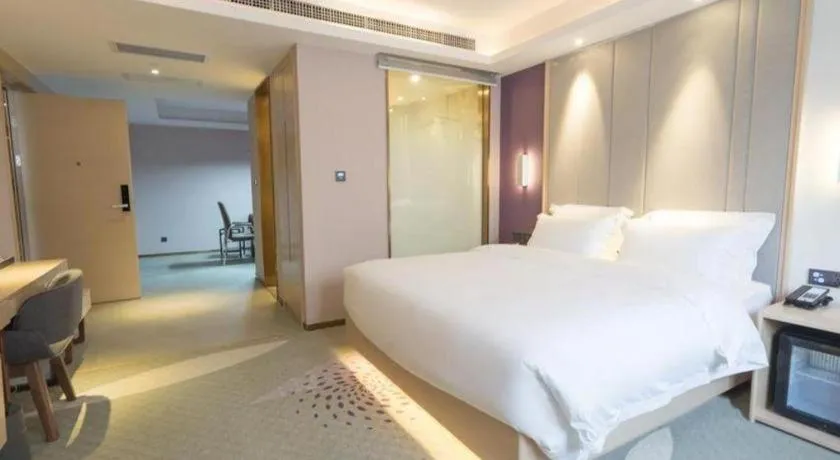 Bed in Lavande Hotel·Wuhan Jianghan Road Wanda Plaza