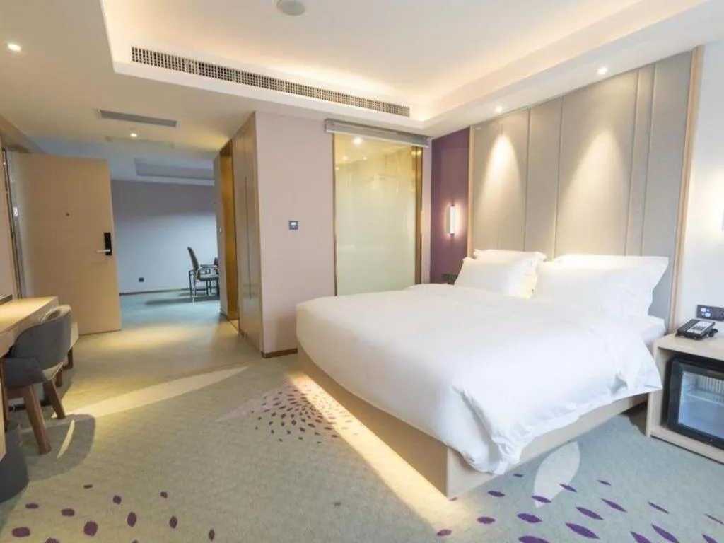 Bed in Lavande Hotel·Wuhan Jianghan Road Wanda Plaza