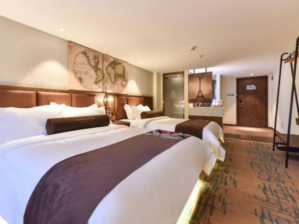 Bed in James Joyce Coffetel·Beijing South Muxiyuan Metro Station