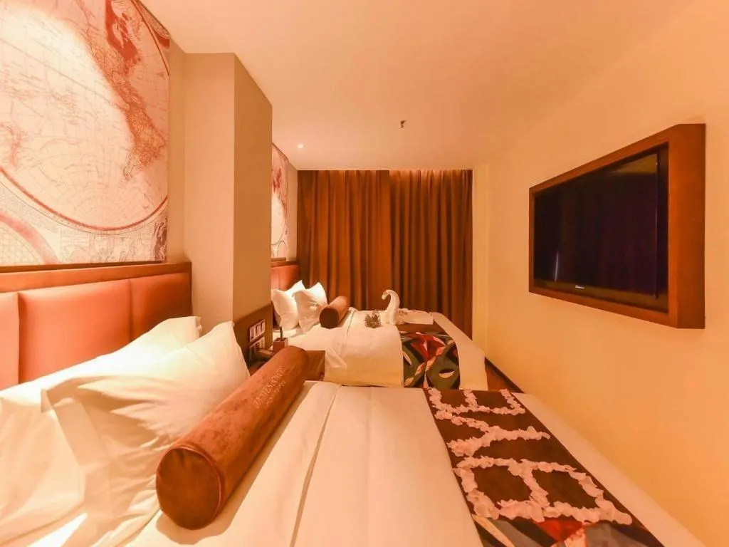 Bed in James Joyce Coffetel·Beijing South Muxiyuan Metro Station