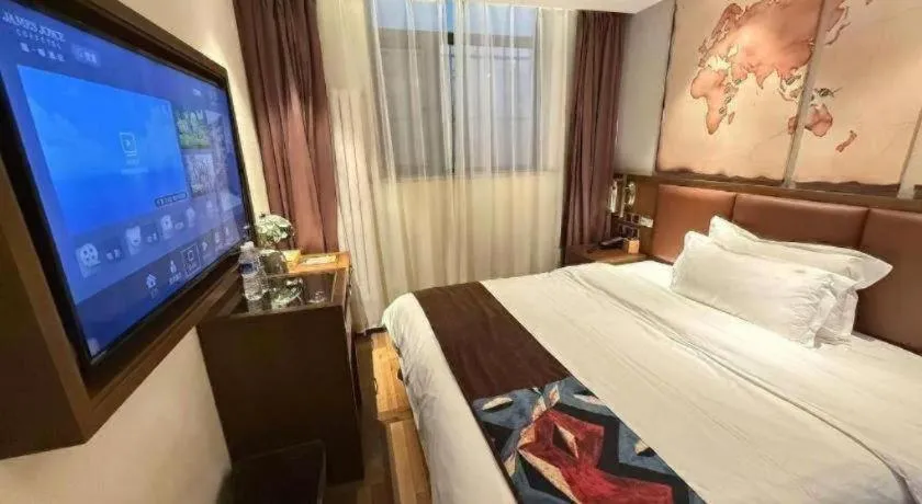 Bed in James Joyce Coffetel·Beijing South Muxiyuan Metro Station