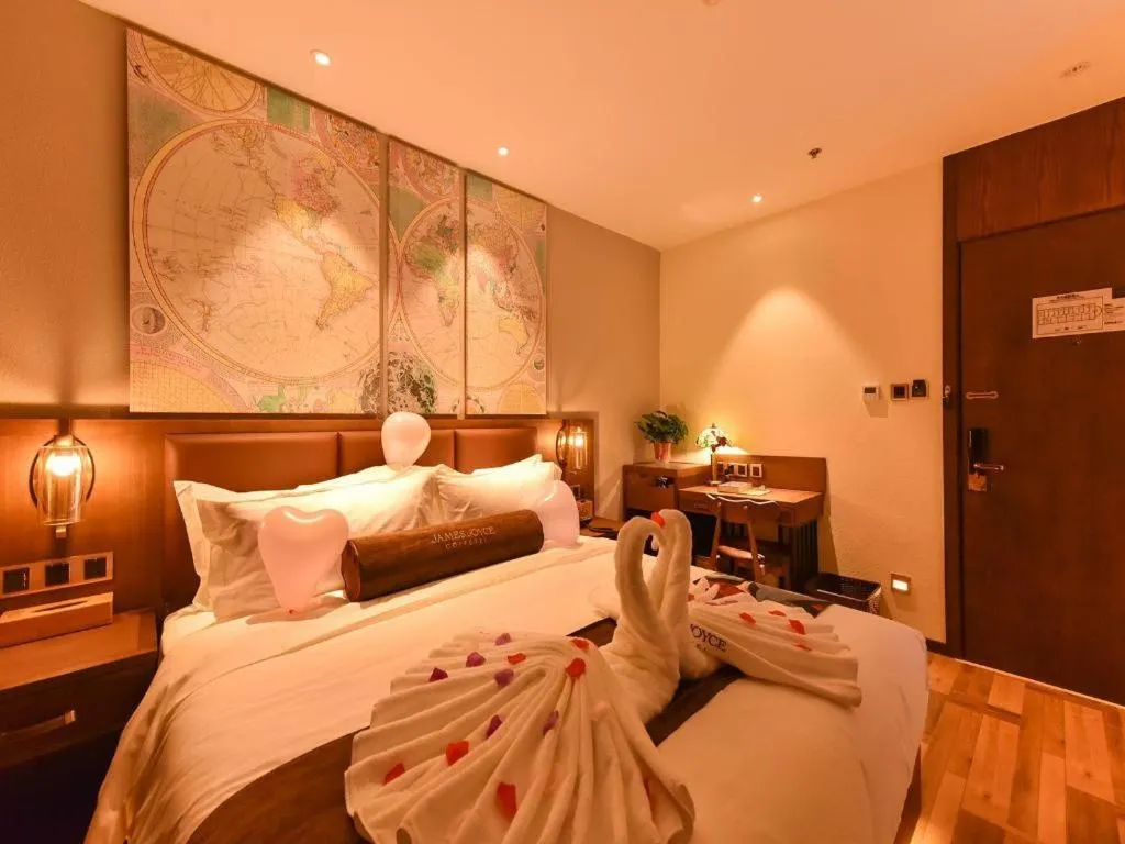 Bed in James Joyce Coffetel·Beijing South Muxiyuan Metro Station