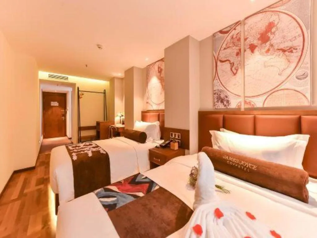 Bed in James Joyce Coffetel·Beijing South Muxiyuan Metro Station