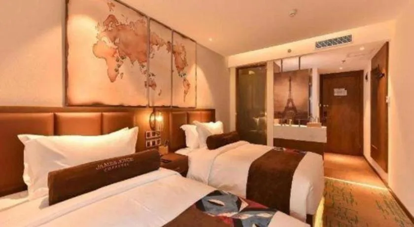 Bed in James Joyce Coffetel·Beijing South Muxiyuan Metro Station