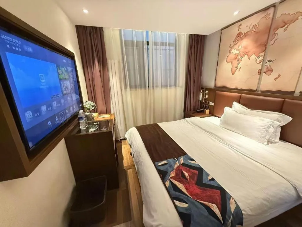 Bed in James Joyce Coffetel·Beijing South Muxiyuan Metro Station