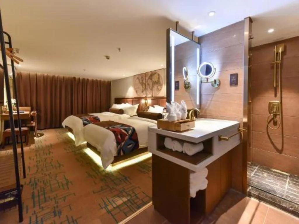 Bed in James Joyce Coffetel·Beijing South Muxiyuan Metro Station