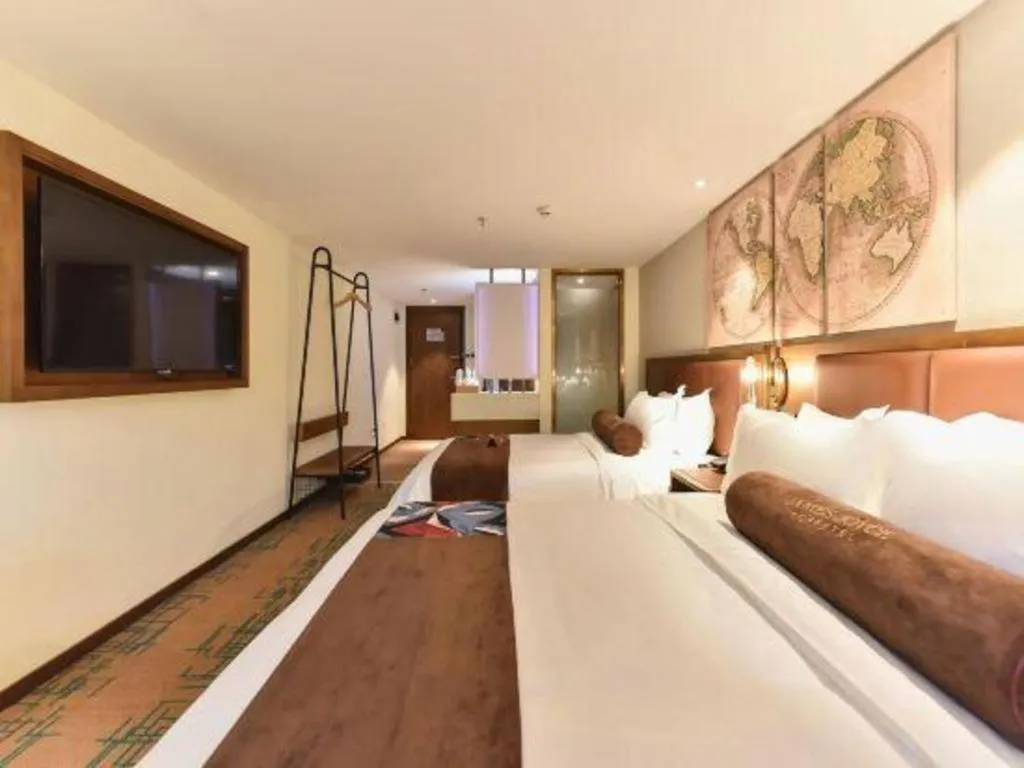 Bed in James Joyce Coffetel·Beijing South Muxiyuan Metro Station