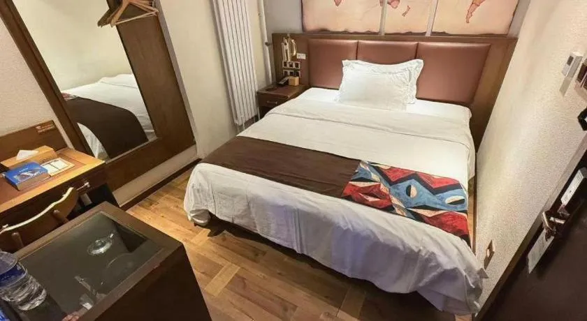 Bed in James Joyce Coffetel·Beijing South Muxiyuan Metro Station
