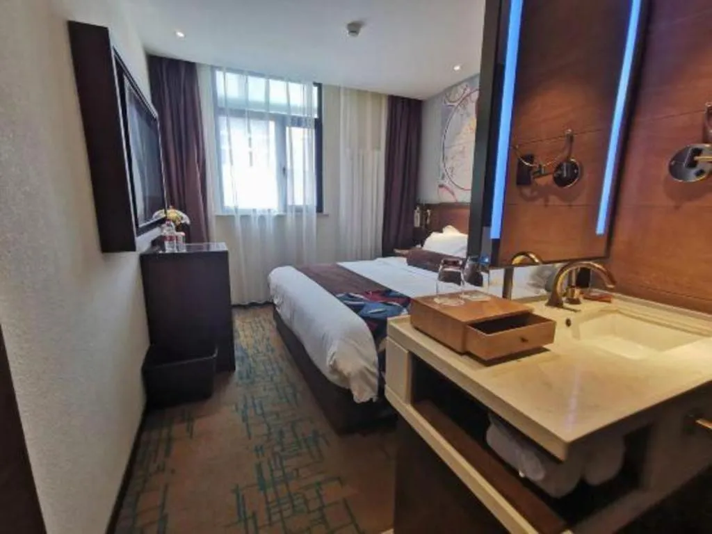 Bed in James Joyce Coffetel·Beijing South Muxiyuan Metro Station