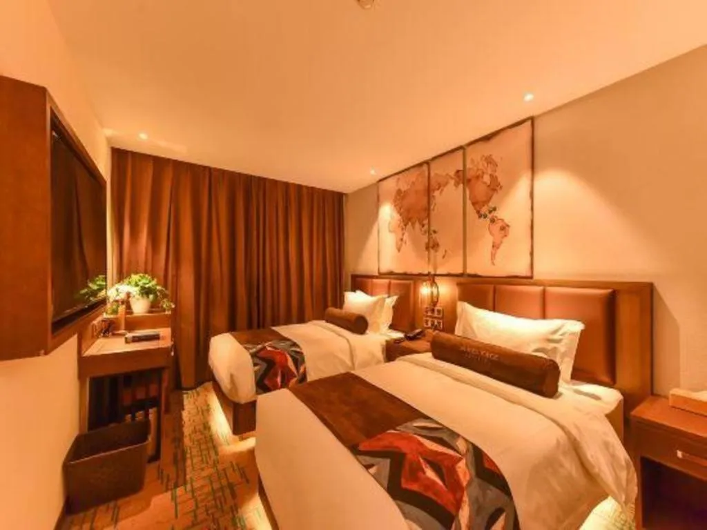 Bed in James Joyce Coffetel·Beijing South Muxiyuan Metro Station