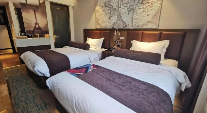 Bed in James Joyce Coffetel·Beijing South Muxiyuan Metro Station