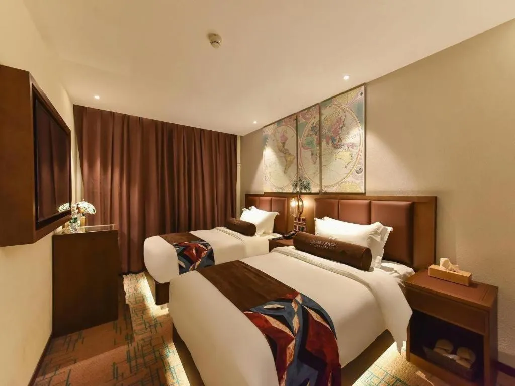 Bed in James Joyce Coffetel·Beijing South Muxiyuan Metro Station