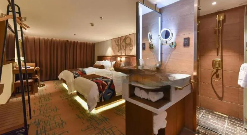 Bed in James Joyce Coffetel·Beijing South Muxiyuan Metro Station