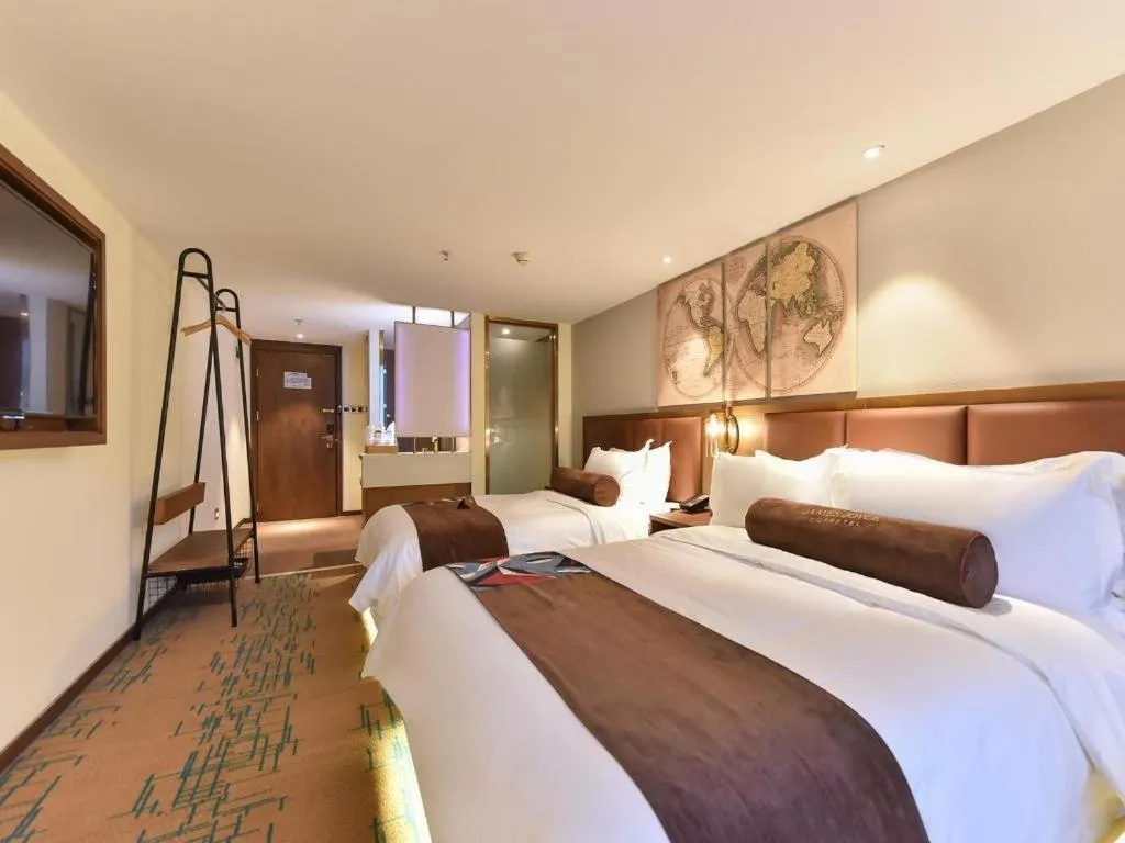 Bed in James Joyce Coffetel·Beijing South Muxiyuan Metro Station