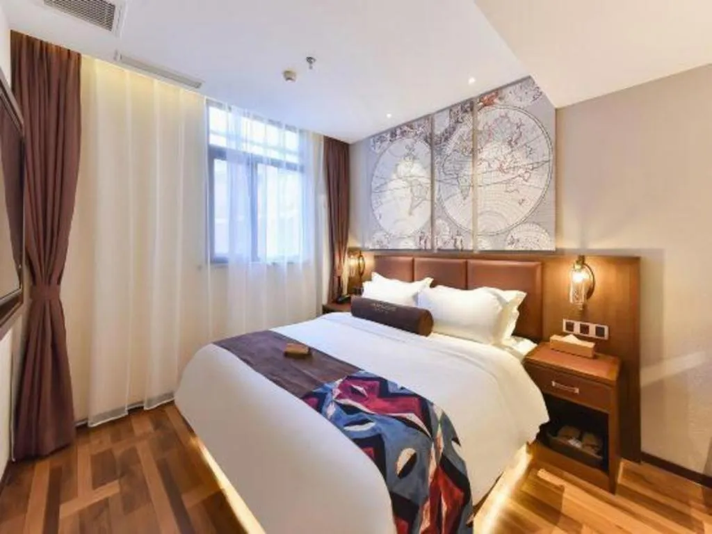 Bed in James Joyce Coffetel·Beijing South Muxiyuan Metro Station