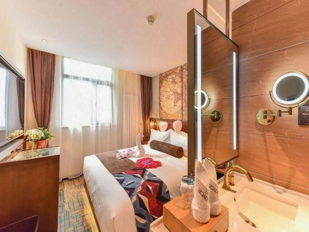 Bed in James Joyce Coffetel·Beijing South Muxiyuan Metro Station